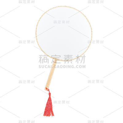 七夕情人节中国风团扇