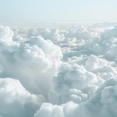 insMind Fluffy Clouds Sky Creative Background