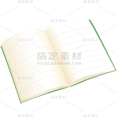 书本元素可爱插画贴纸