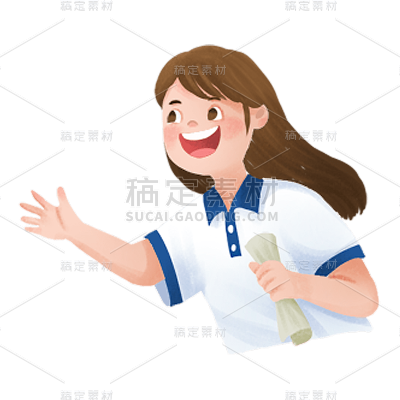 卡通感教育培训人物元素