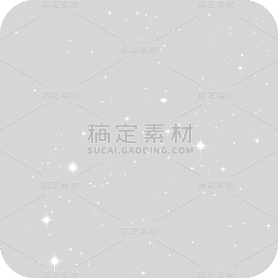 白色星星系列静态贴纸