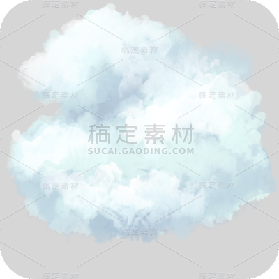 云朵样式装饰贴纸