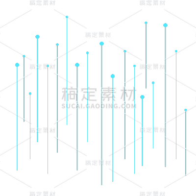 蓝色科技线条