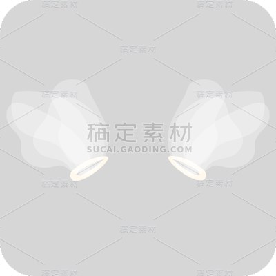 手绘-女生发饰贴纸-发夹