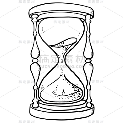 SVG-密室逃脱道具元素-沙漏