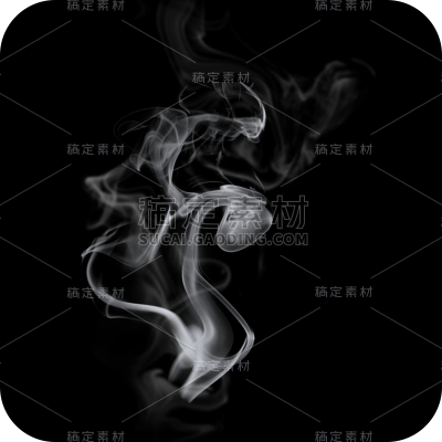 白色烟雾薄雾透明雾气迷雾云烟元素