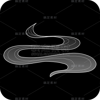 烟雾装饰贴纸