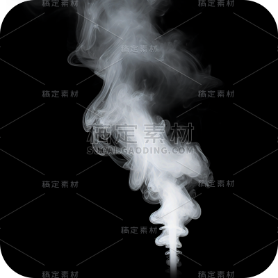 白色烟雾薄雾透明雾气迷雾云烟元素