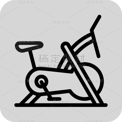 ICON-矢量运动icon-SVG-动感单车