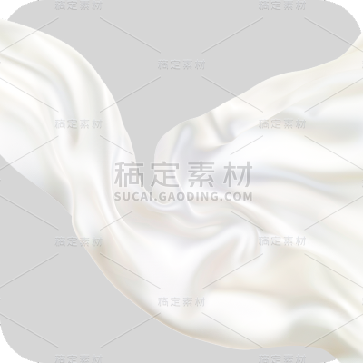 通用白色流动感丝绸丝巾围巾