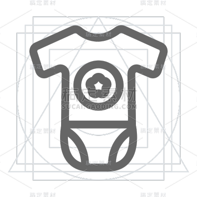 ICON-母婴icon-SVG-婴儿服