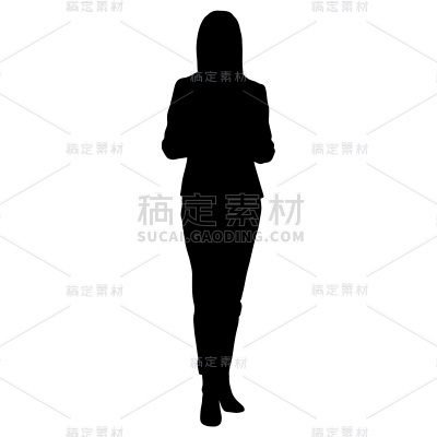 矢量-采访人物元素贴纸采访者-SVG