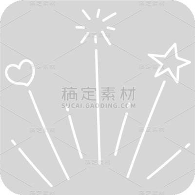 手绘-简笔画装饰元素贴纸2