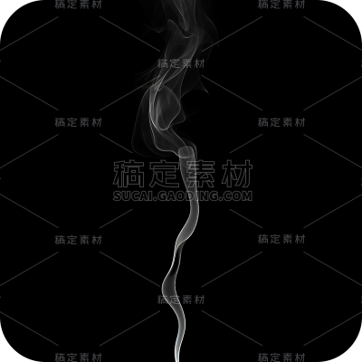 写实烟雾雾气白色有色气体元素贴纸