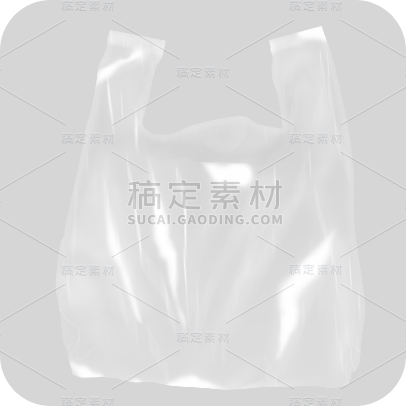 手绘-塑料袋元素家居生活贴纸2
