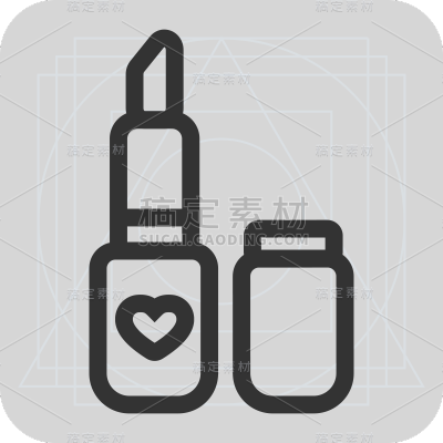 ICON-美妆icon-SVG-口红