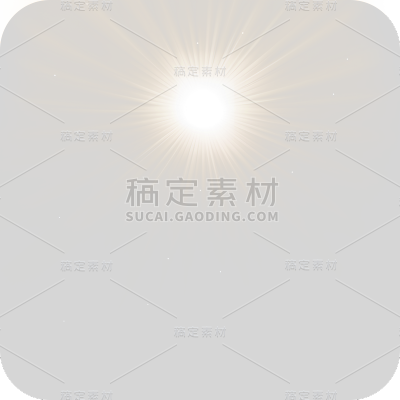 通用实景太阳阳光元素贴纸
