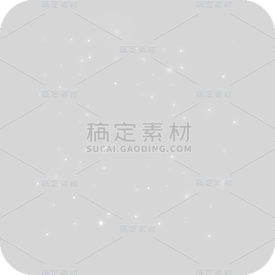 星星星光元素简约风白色贴纸