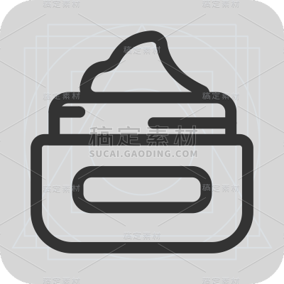 ICON-美妆icon-SVG-面霜