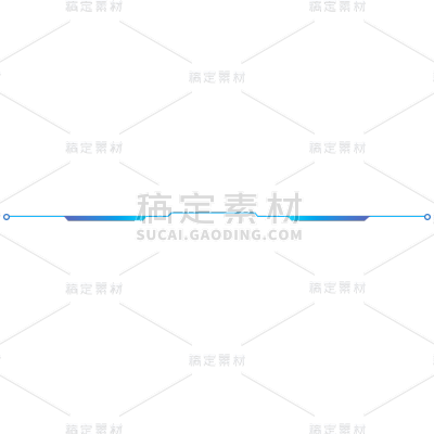 简约科技蓝色分割线