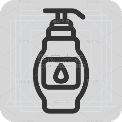 ICON-美妆icon-SVG-洗发水