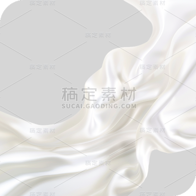 通用白色流动感丝绸丝巾围巾