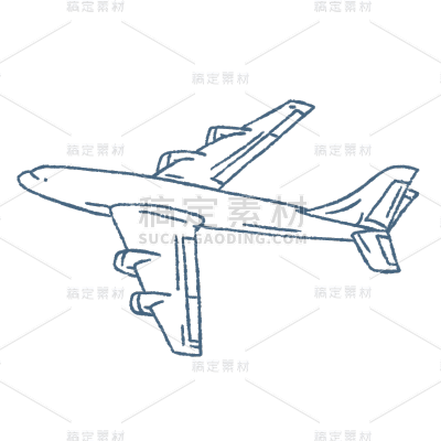 手绘-旅行度假印章贴纸