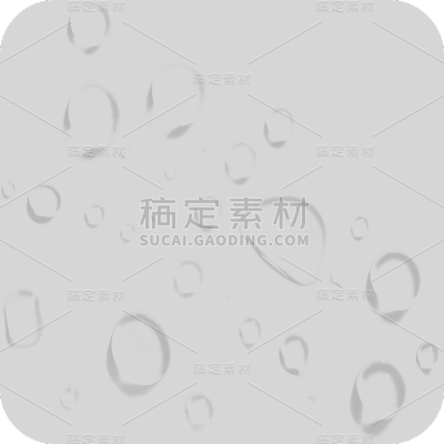 特效通用实景透明水滴元素素材
