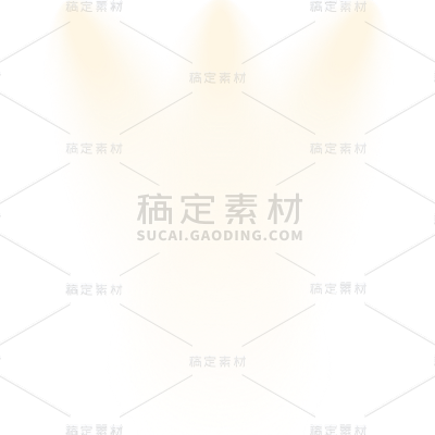 手绘-简约舞台灯光装饰元素贴纸5
