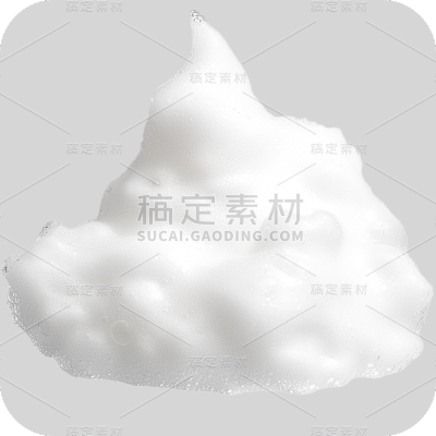 特效通用白色绵密泡沫元素素材