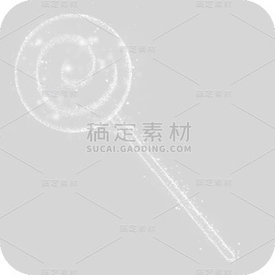 手绘-纹理装饰元素贴纸-棒棒糖