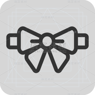 ICON-服饰icon-SVG-蝴蝶结