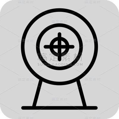 ICON-矢量运动icon-SVG-射击