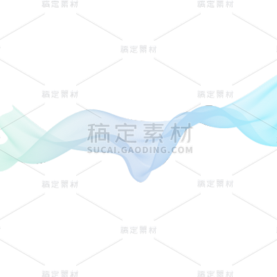 彩色装饰丝带元素素材