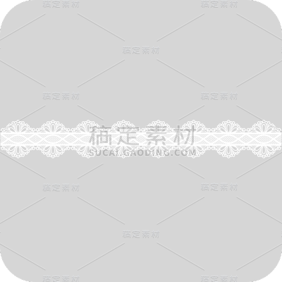 白色蕾丝手帐装饰元素贴纸7