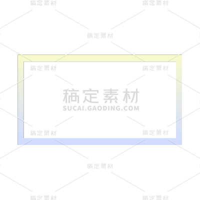 手绘-基础图形边框渐变-长方形