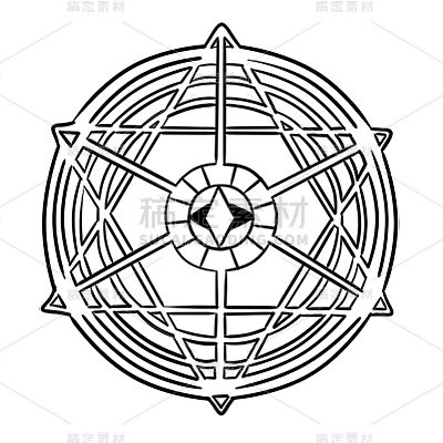 手绘-魔法元素贴纸2