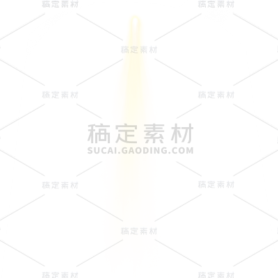 手绘-金色舞台灯光装饰元素8