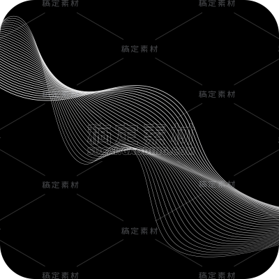 抽象线曲线条元素素材