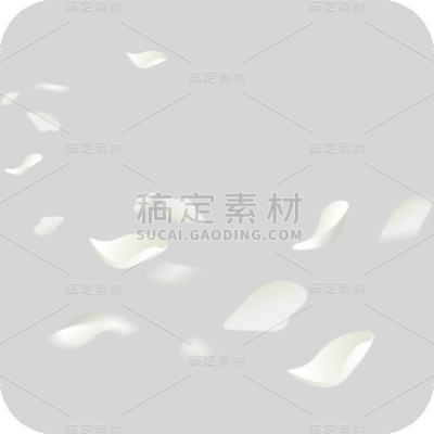 飘落装饰花瓣元素