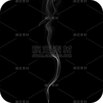 写实烟雾雨雾云雾热气白色元素贴纸