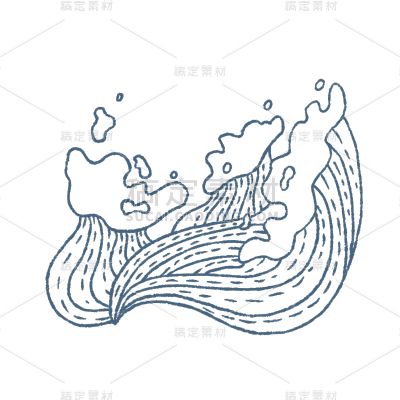 手绘-旅行度假印章贴纸