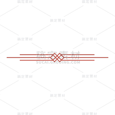 扁平中国风文章分割线元素9
