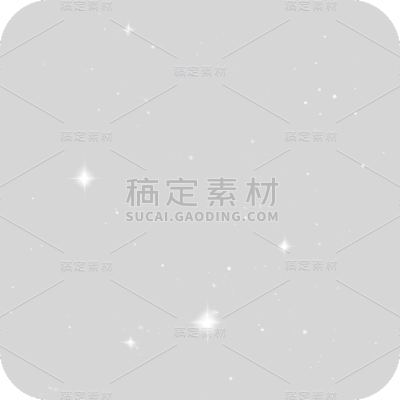 白色星星系列静态贴纸