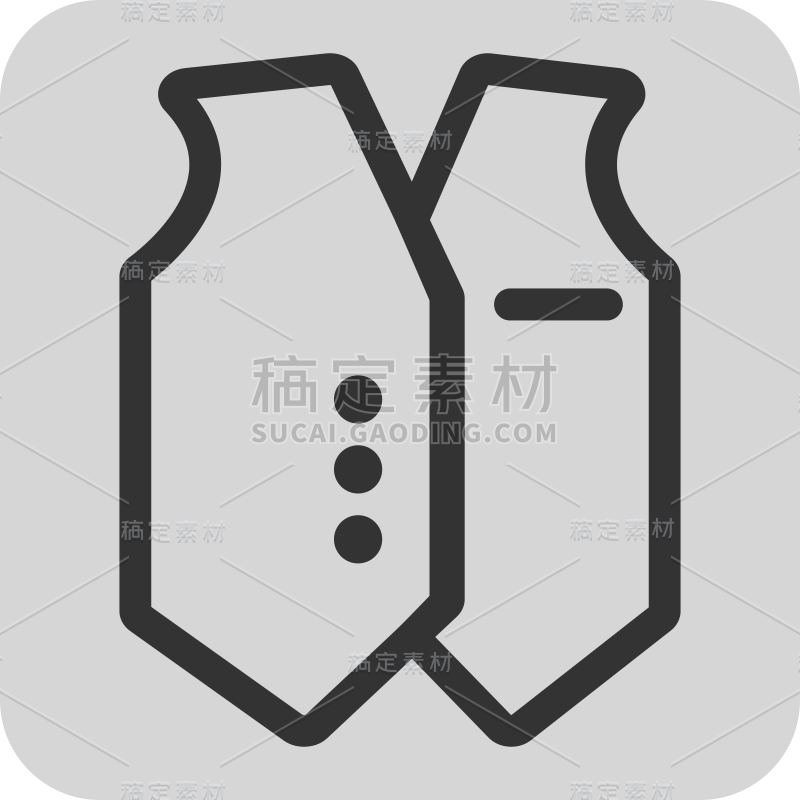 ICON-服饰icon-SVG-马甲