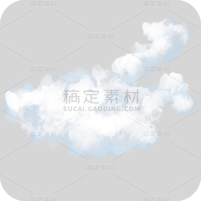 云朵样式装饰贴纸
