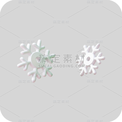 圣诞节平安夜雪花圣诞装饰元素素材