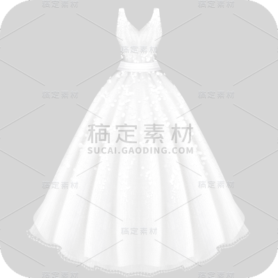 手绘-婚纱元素