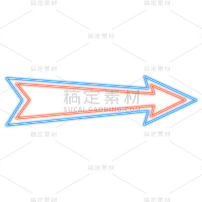 霓虹灯风文本框贴纸-SVG4