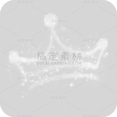 手绘-纹理装饰元素贴纸-皇冠